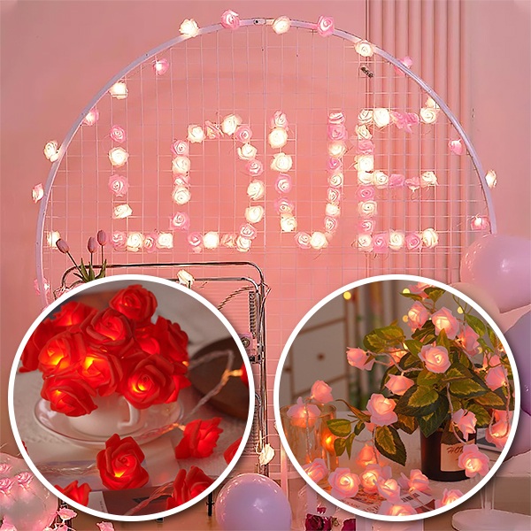 LED σειρά τριαντάφυλλα λαμπάκια (2m) | LUMEROSE