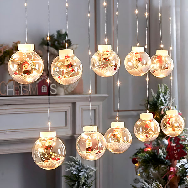 Λαμπερές χριστουγεννιάτικες μπάλες (3m) | XMASBALL