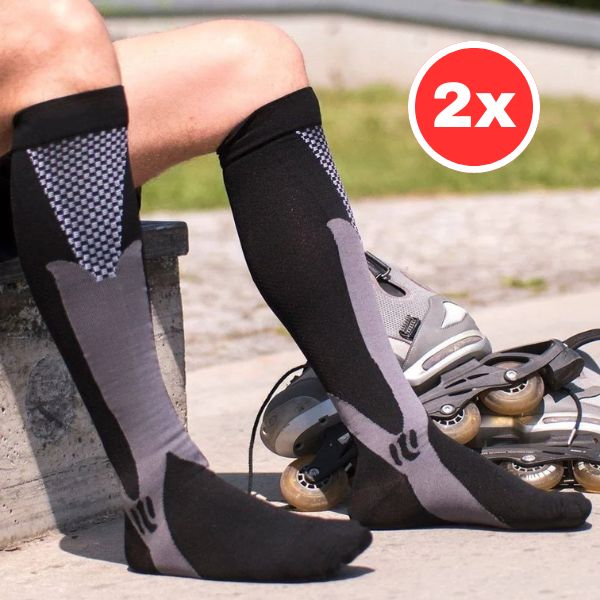 Κάλτσες συμπίεσης Unisex (2 ζευγάρια) | PRESSOSOX
