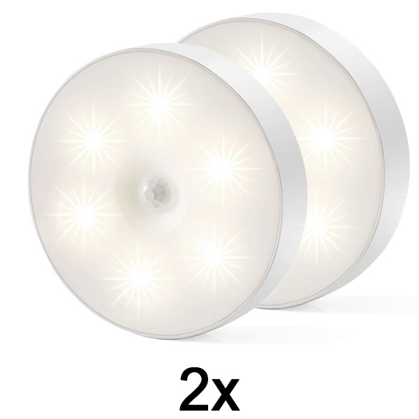 2x Έξυπνη λάμπα LED με αισθητήρα κίνησης | LUMISIGN