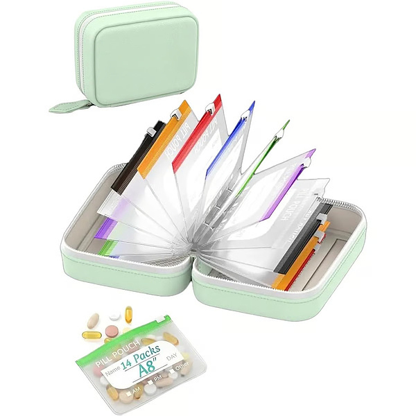Αδιάβροχο εβδομαδιαίο οργανωτήρι χαπιών | DOSEBAG